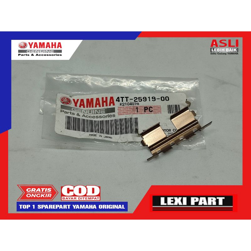 Klem diskpad depan Fizr Scorpio Nouvo Jup Y125z asli YGP 4TT-25919-00