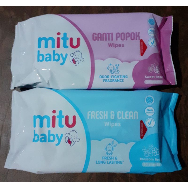 Mitu baby wipes 2 x 50 sheets buy 1 get 1
