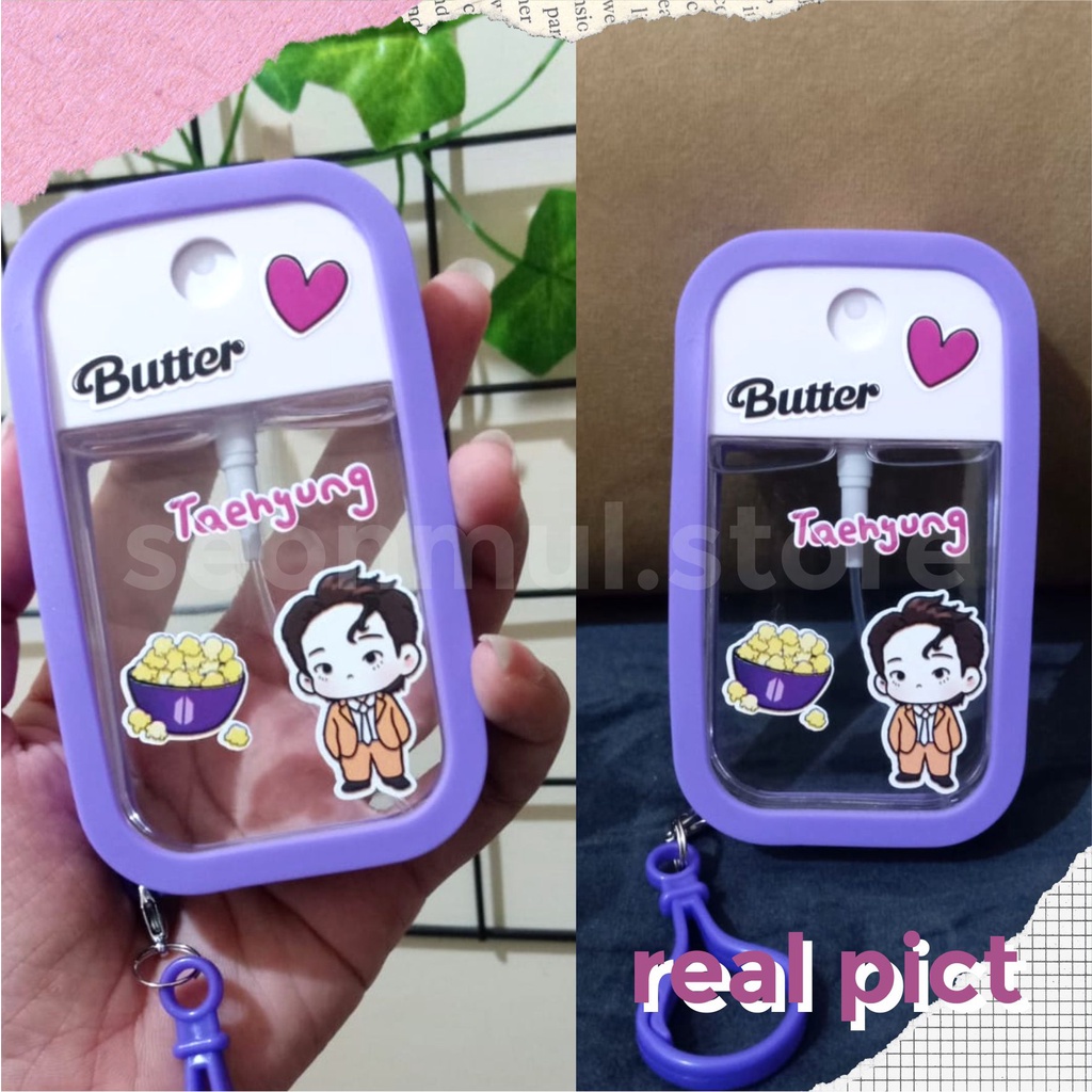 TERMURAH!! HANDSANITIZER BTS BUTTER / HAND SANITIZER SPRAY BTS BUTTER