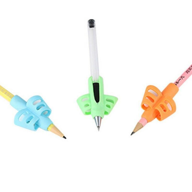 Posture Correction Tool Children Pencil Holder Pen Writing Aid Grip Random Color