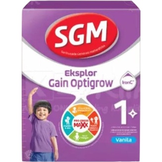 SGM Eksplor Gain Optigrow 1+ Rasa Vanila 400 gram