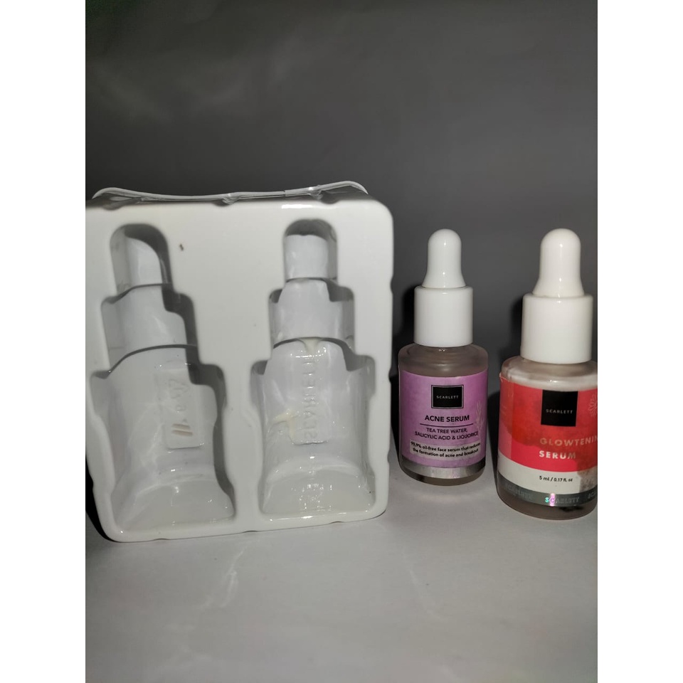 [ORI] Scarlett  Acne to Glow Mini series Serum Isi 2 Meredakan Jerawat Meradang Iritasi Kemerahan Meregenerasi Kulit I BPOM 15ml