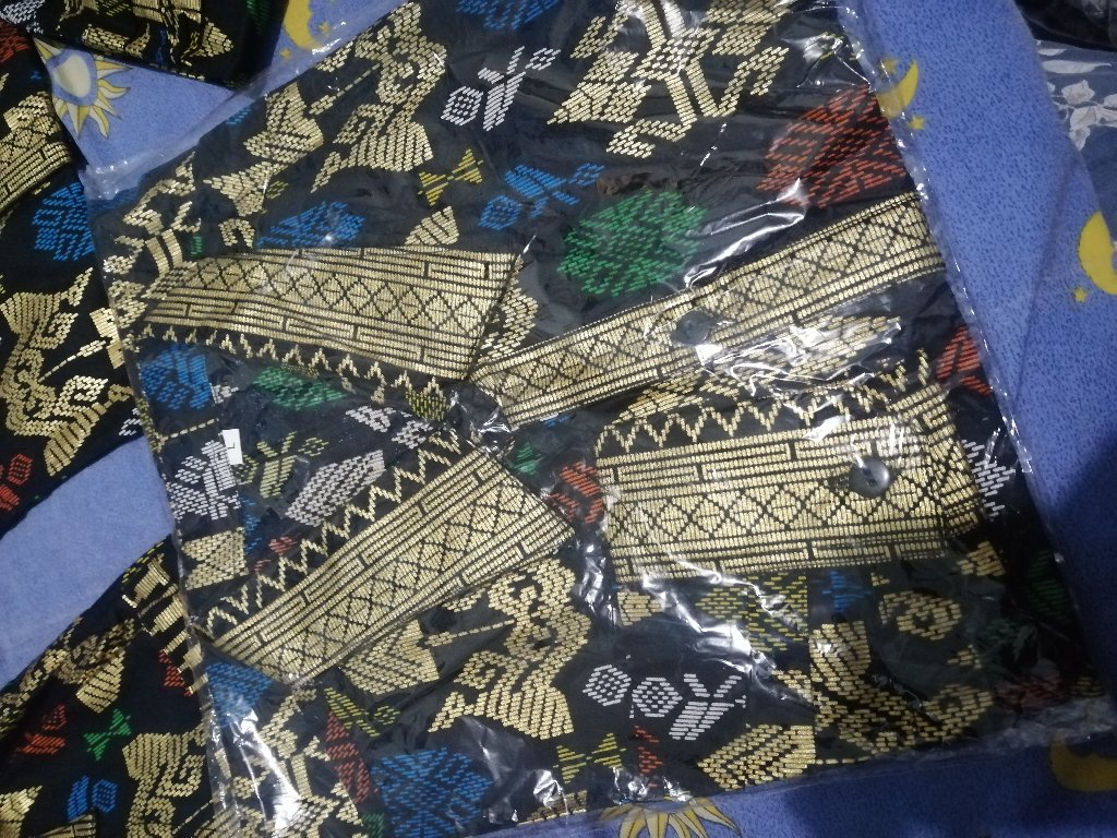 Qnunbatik Kemeja Batik Lengan Pendek Standard - Jumbo 5l Santika Prodo
