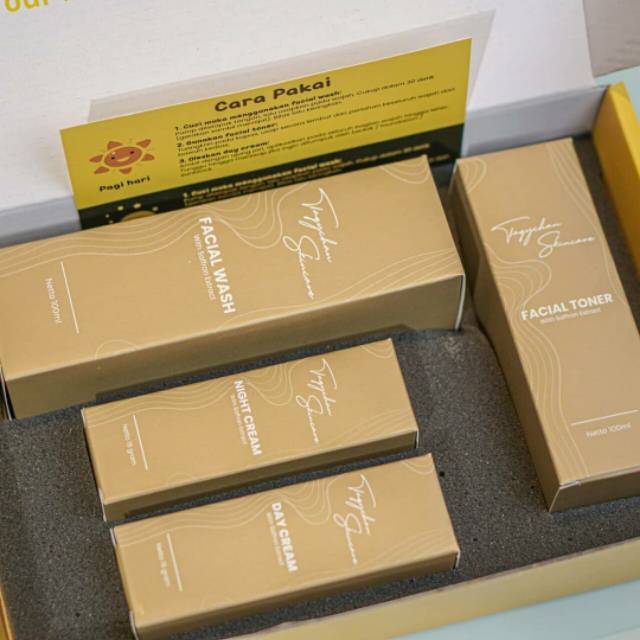 Glowing Facial Series Saffron extract by Taqy Malik 