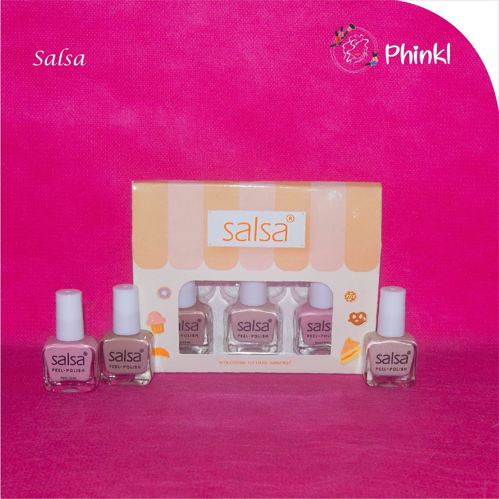 `ღ´ PHINKL `ღ´ Salsa kutek peel pell off isi 3 kelupas set