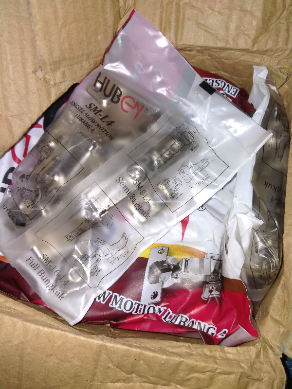 Engsel Sendok Aksesoris Furniture Type Lurus Slow Motion Soft Close Harga 1 Pasang