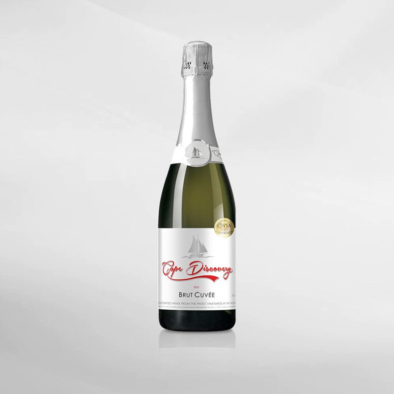 White Wine Cape Discovery Brut Cuvee 750 Ml ( Original &amp; Resmi By Vinyard )