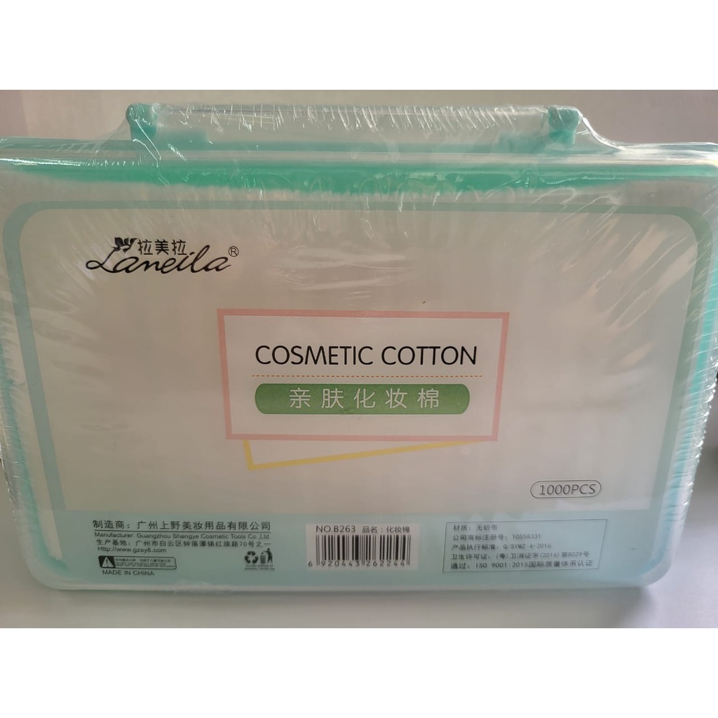 [KAPAS BOX] LAMEILA MAKE UP COTTON PADS FACIAL SOFT / KAPAS PEMBERSIH WAJAH