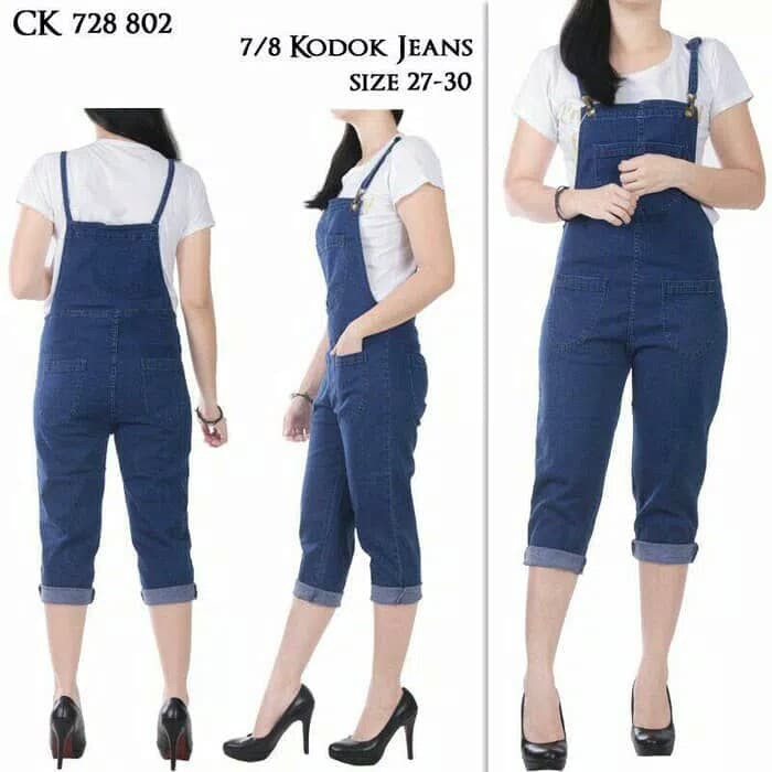 Dijual Celana Jeans OverAll Wearpack  CK 728 801 802 803   Hitam  27 Murah