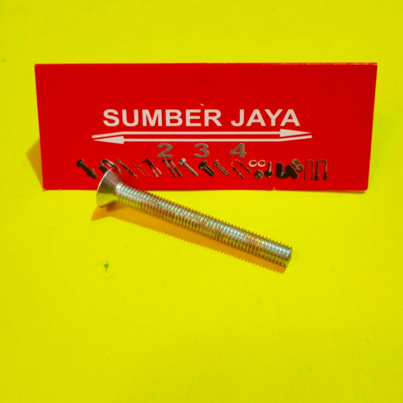 Baut JO 5 x 45 putih / Skrup 5 x 45 TERMURAH