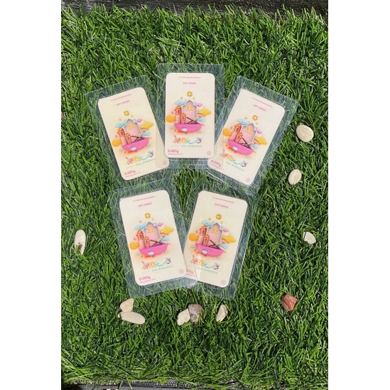 Emas kecil mini baby gold bingkisan lebaran idul fitri 0,001 gram