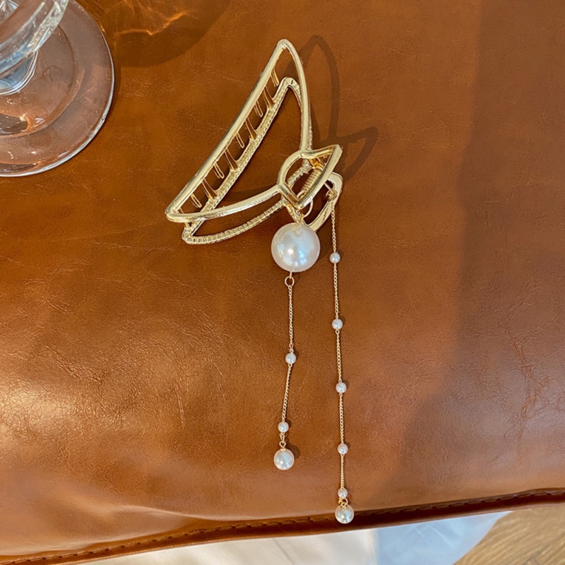 Hello Anting Tusuk Gantung Desain Rumbai Mutiara Besar Untuk Wanita