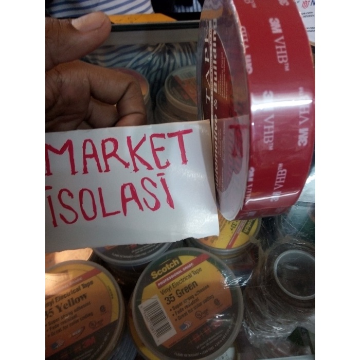 

Jual Double Tape/Perekat Vhb 3M 24Mm X 4.5M Merah Original 1Inch Diskon