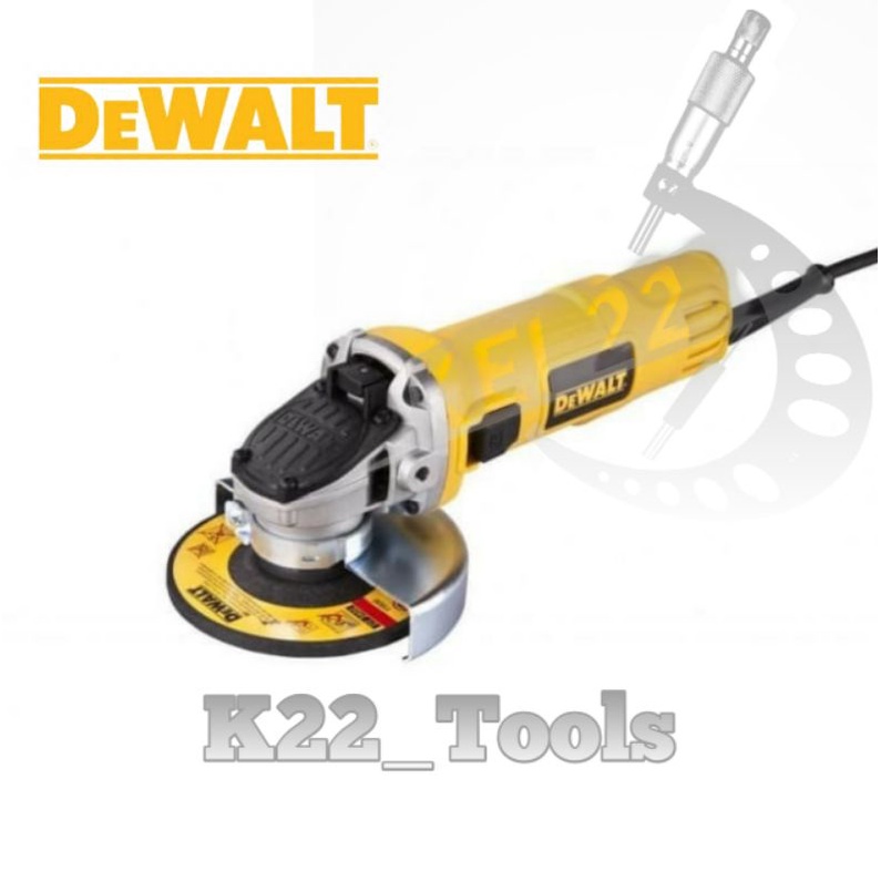 Mesin Gerinda Tangan 4" DeWalt DWE8100S - Performa Tinggi dengan Sistem Pembuangan Debu