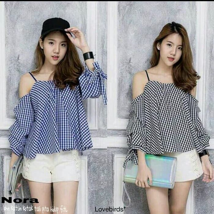 blouse atasan  Blouse Nora
