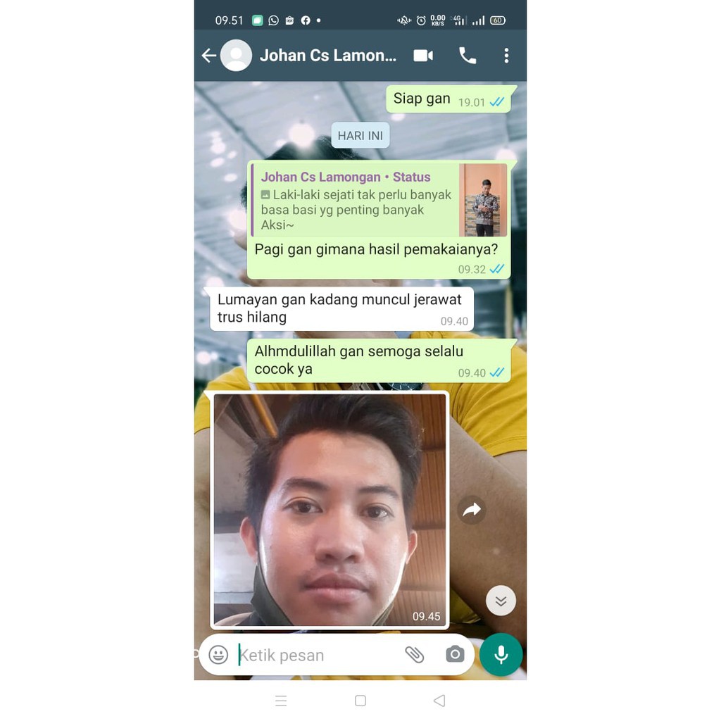 Sabun Pembersih Wajah Pria Clorismen Skincare Cowok Pemutih Wajah Pria Penghilang Jerawat C3