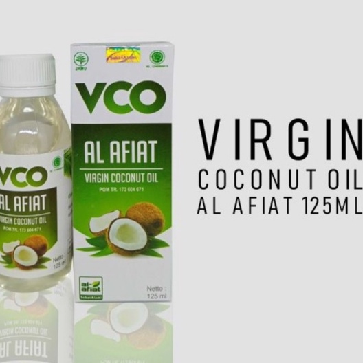 

VCO Al Afiat 125ml Original BPOM - Virgin Coconut Oil Minyak Kelapa Murni ( Izin POM )