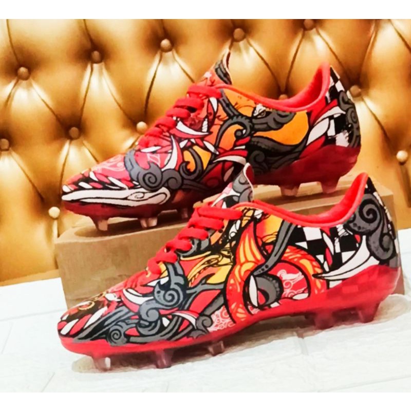 PROMO!!!! SEPATU BOLA SPECS ORTUS TERLARIS bisa (cod)-Bima red