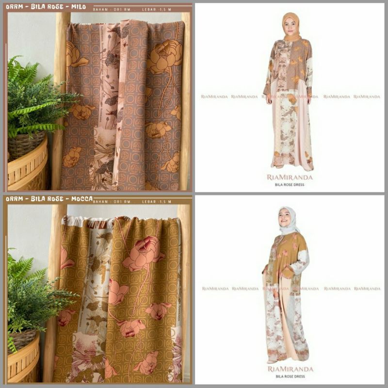 KAIN ORI RIA MIRANDA MOTIF BILA ROSE