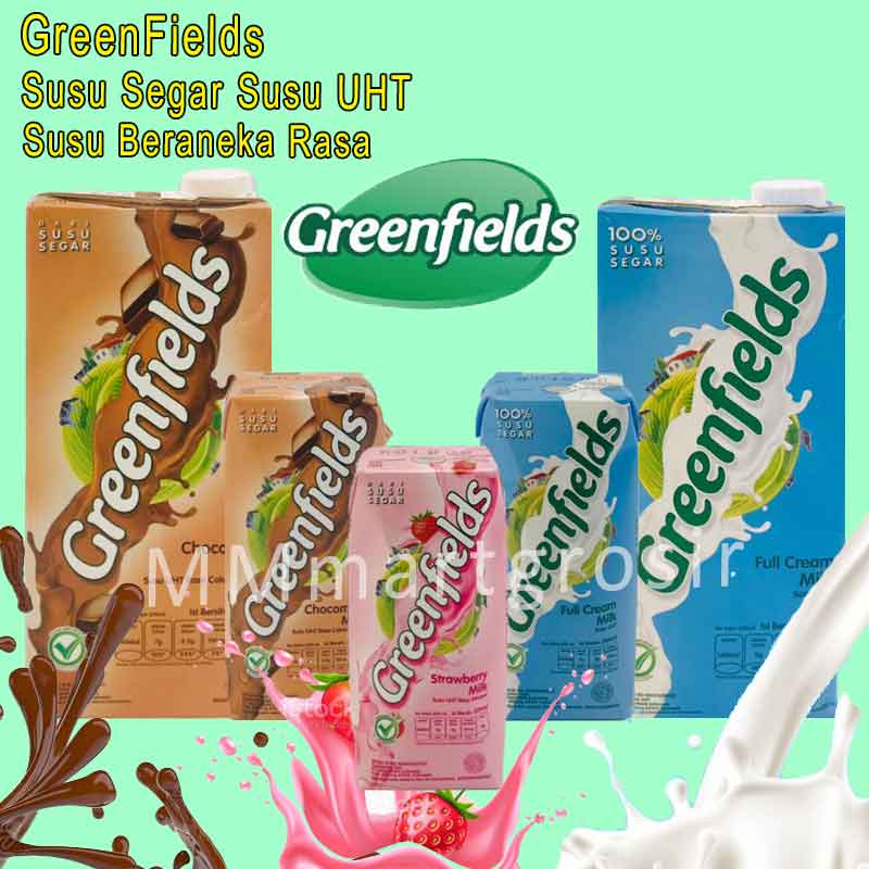 Susu GreenFields / Susu UHT / Susu Segar  / Susu Sehat / 1000ml / 200ml