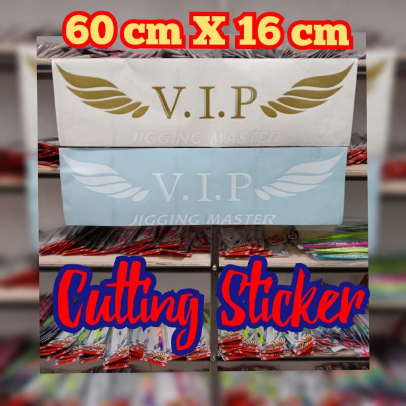 Stiker Brand Pancing Jigging Master Big Size Cutting Sticker