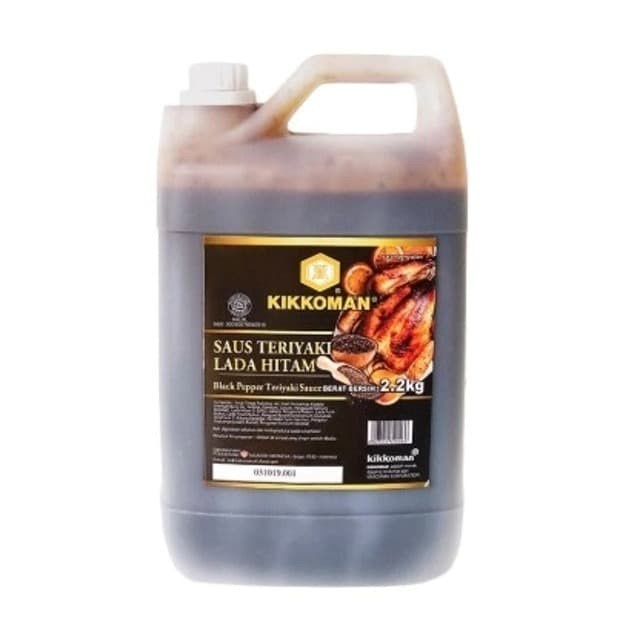 

Saus Teriyaki Lada Hitam Blackpepper Teriyaki Sauce Kikkoman 22kg