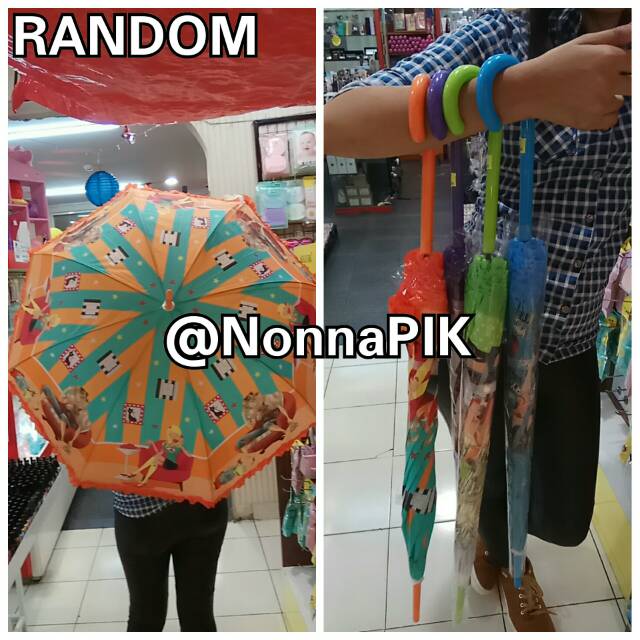 Payung Panjang Umbrella anti Hujan  merek Nagoya - Osaka