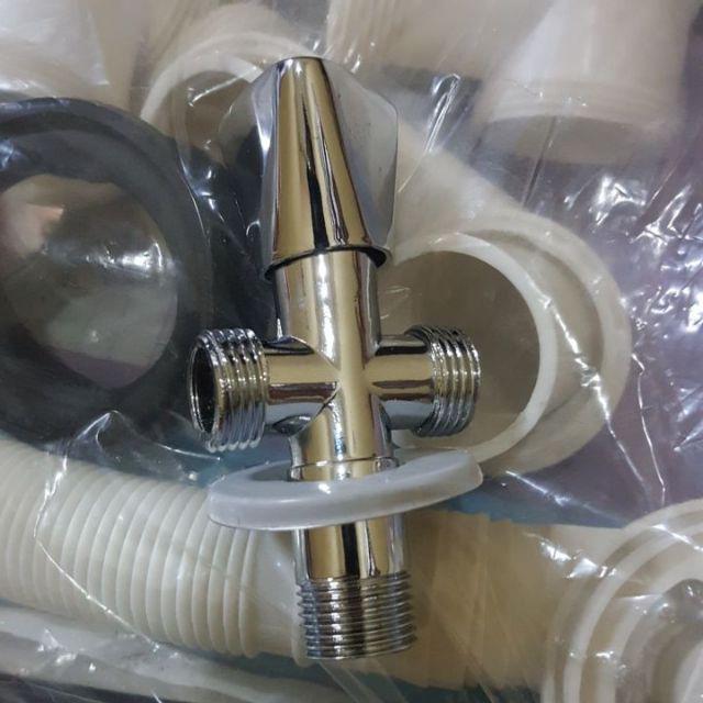 Kran Shower Cabang Keran Toilet Closet 2 Lubang Bidet