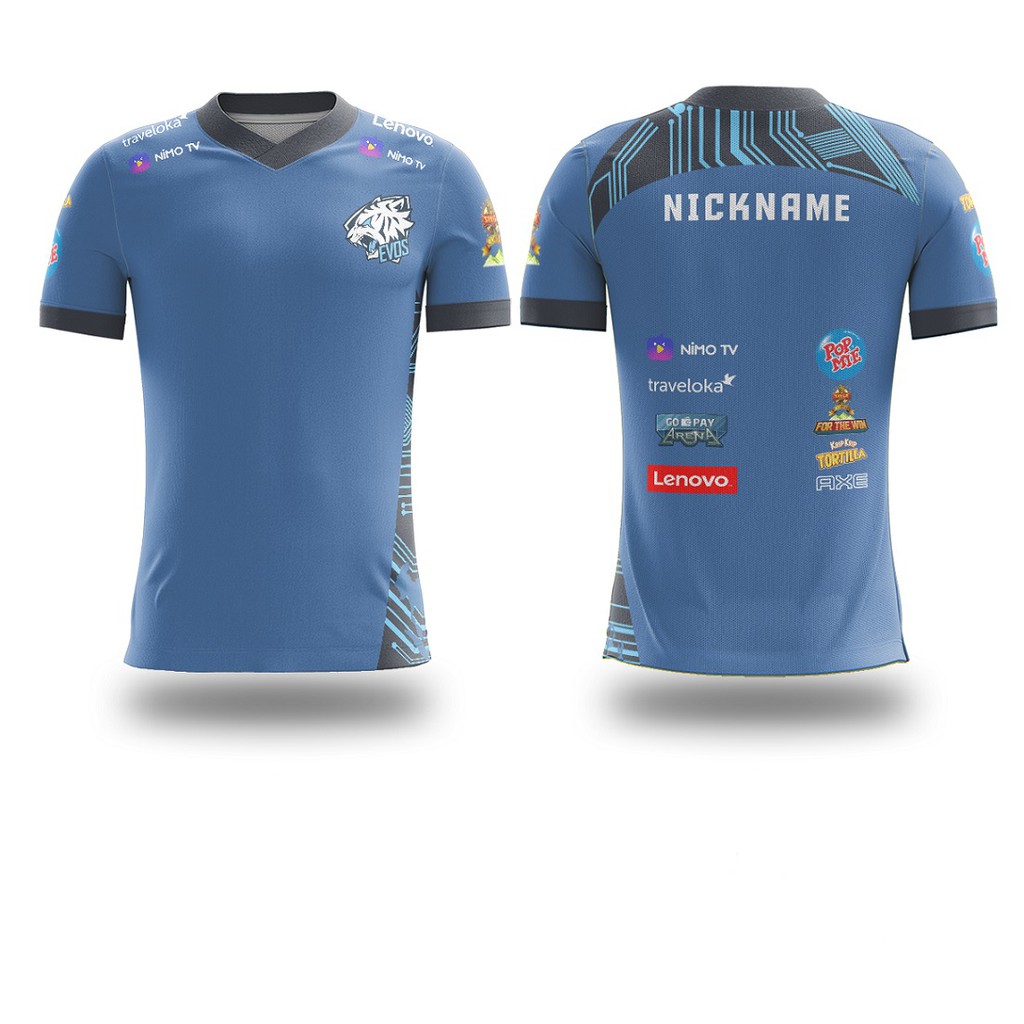 Kaos Jersey Esport Evos 2019 Costum Size XS - 6XL
