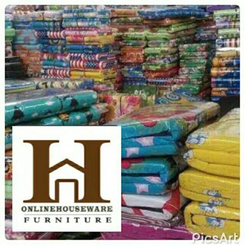 Kasur lantai busa lipat / kasur murah / matras pijit / matras olahraga /kasur camping