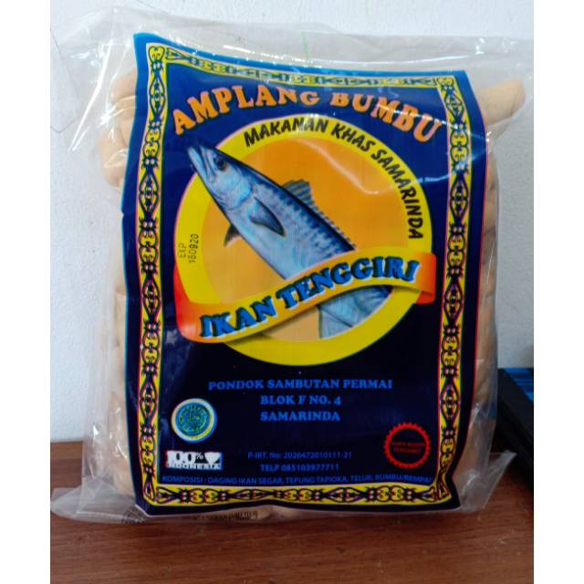 

Amplang bumbu ikan tenggiri besar