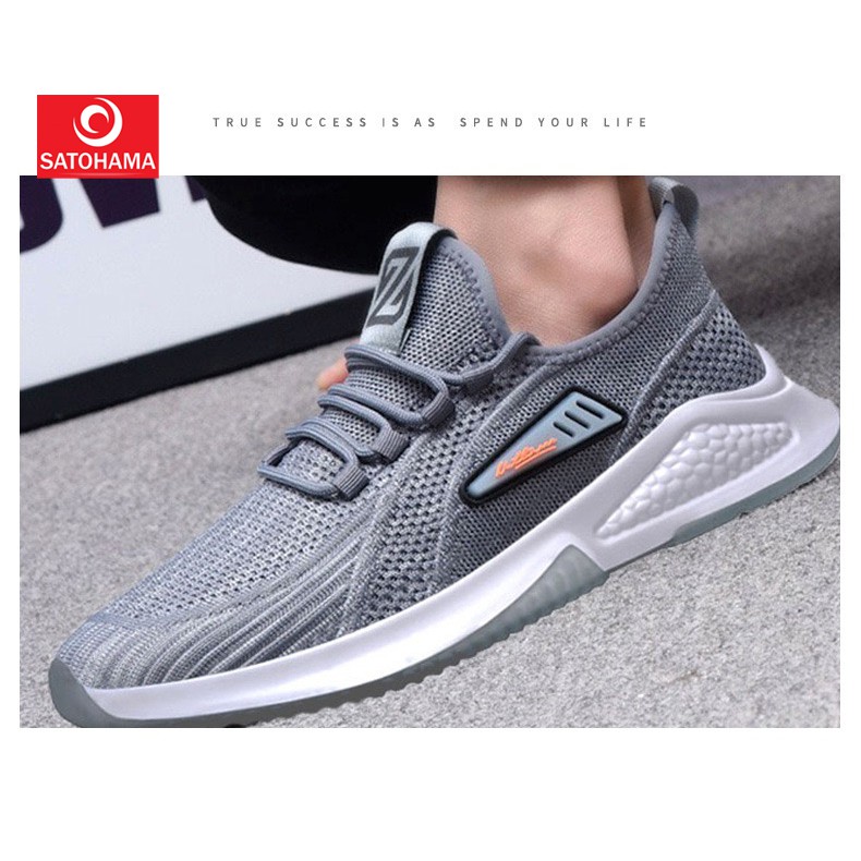 Satohama Sepatu Sepatu Pria Sneakers Casual Running Shoes Pria Wanita Import Unisex Keren 2021