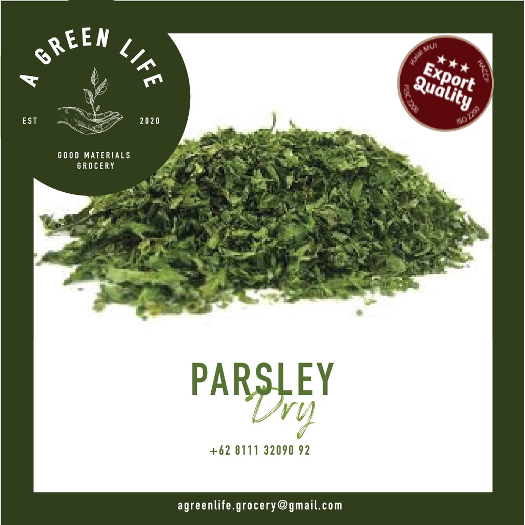 

Peterseli Kering (Dry Parsley) 100gr Export Quality