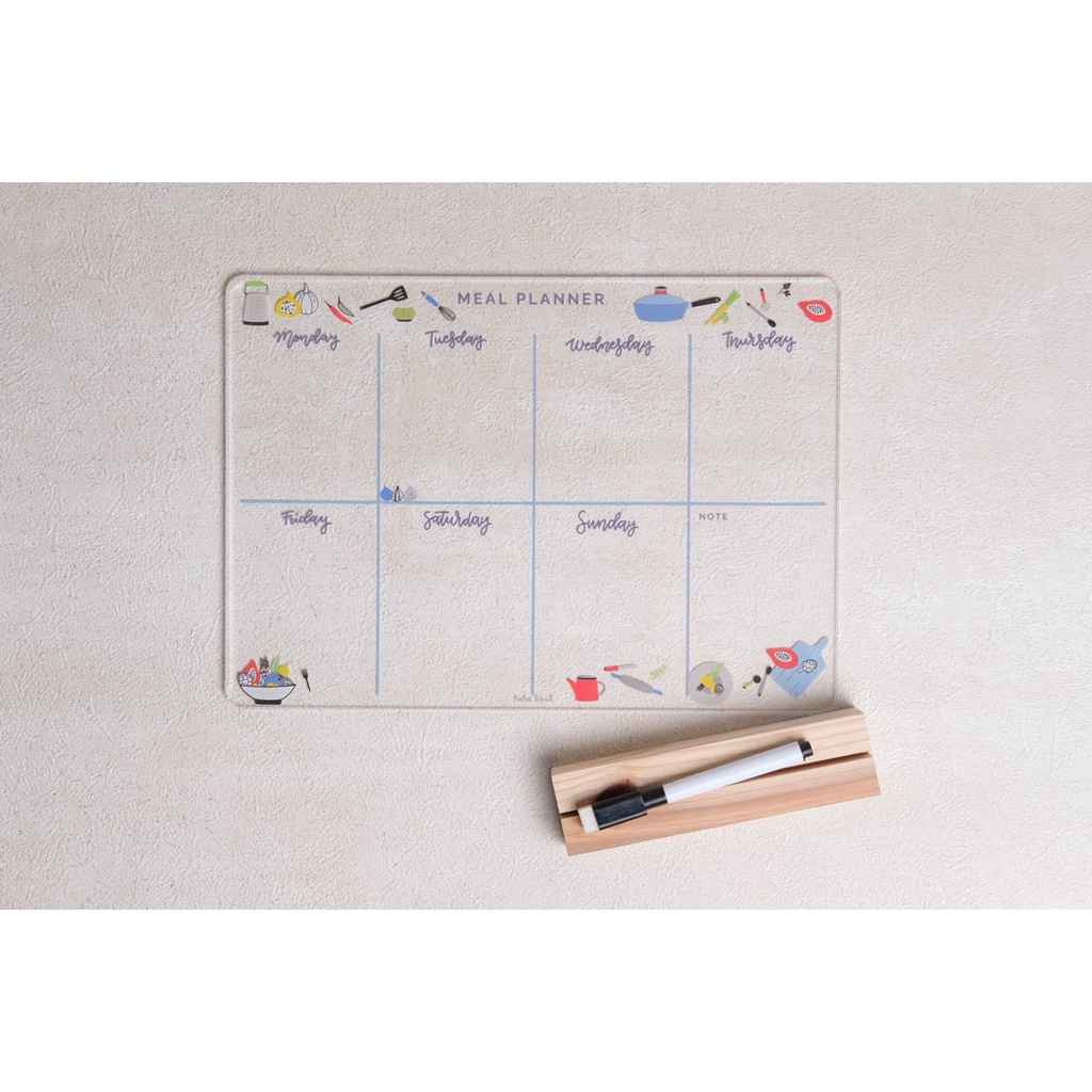 

bebesail acrylic meal planner
