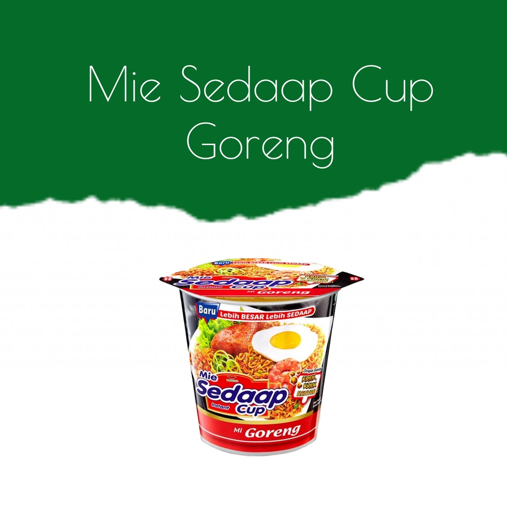 

Mie Sedaap Goreng Cup