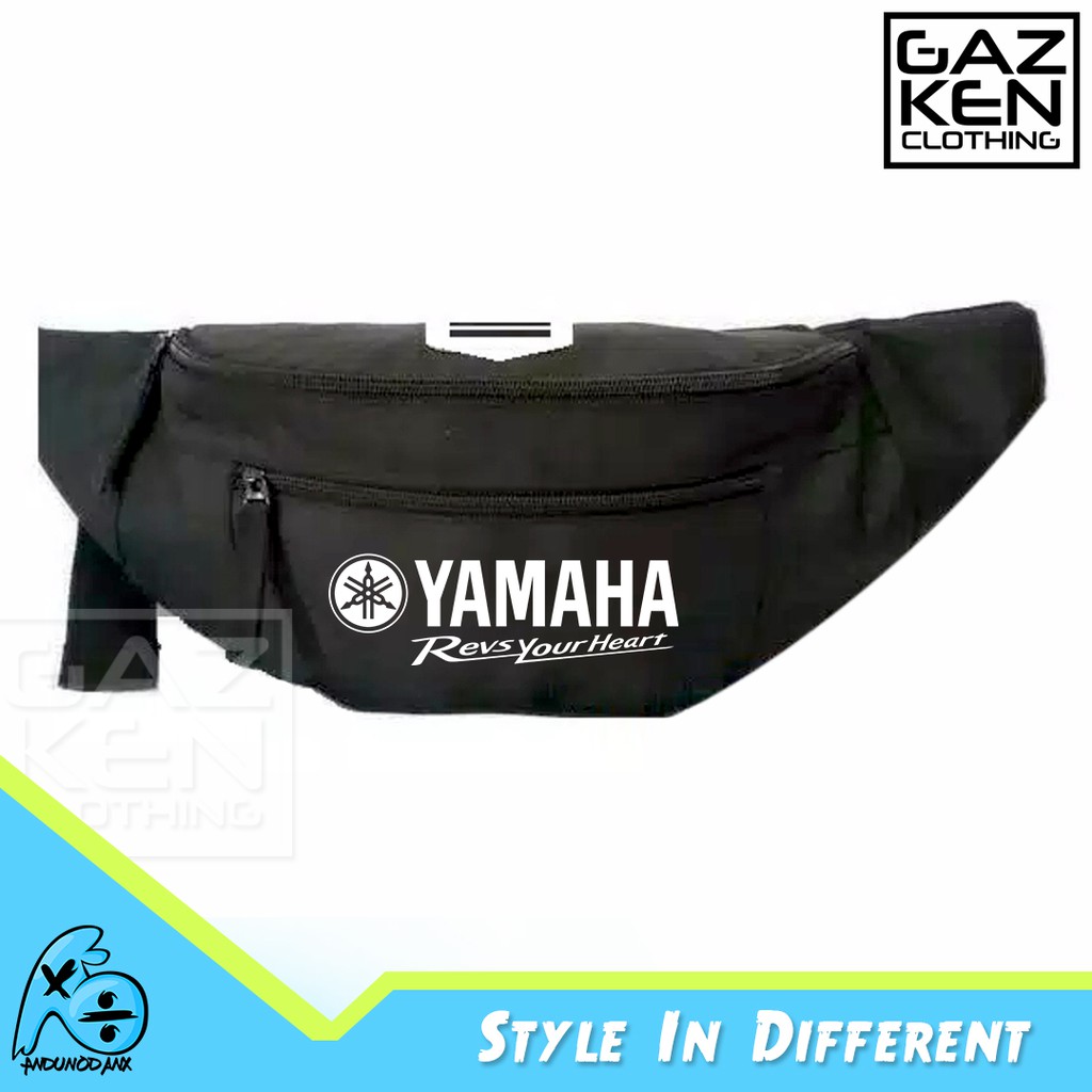 Tas Selempang Oval Yamaha Revs Your Heart Racing Pria Bahan Distro Termurah