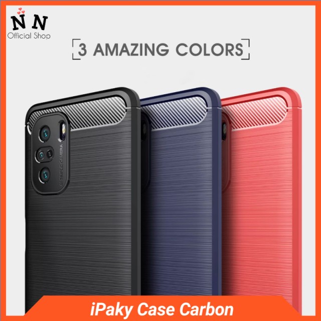 Ipaky Case Nokia 2.2 Soft Carbon Fiber Softcase