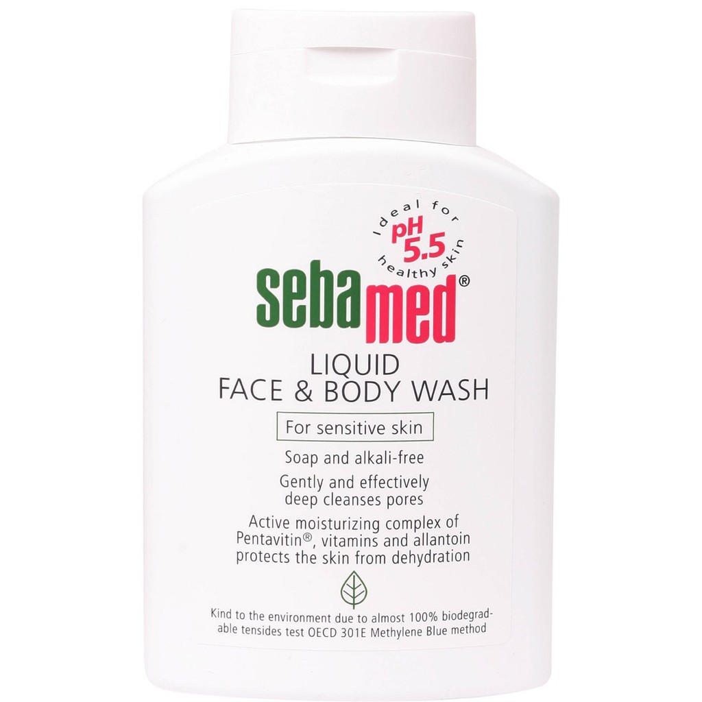 Sebamed liquid face and body wash 200ml - segel