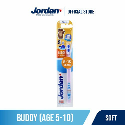 Jordan TB Kids Buddy 5-10 Soft - Sikat Gigi