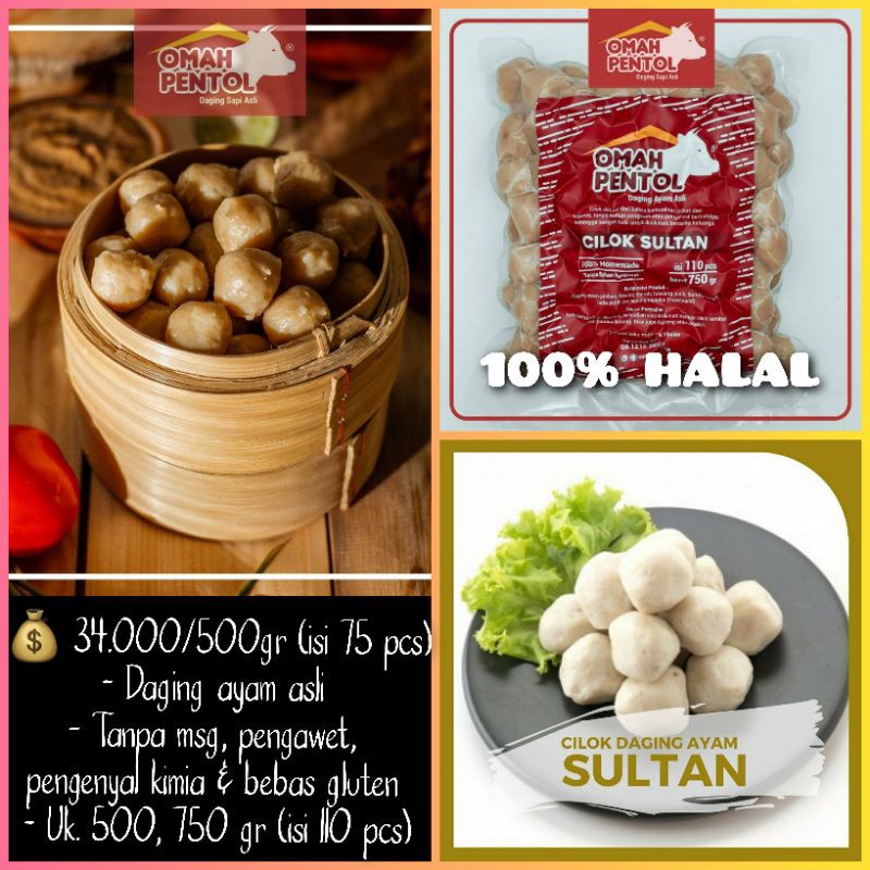 

Murah !!!! Cilok Sultan Omah Pentol (Frozen Food)