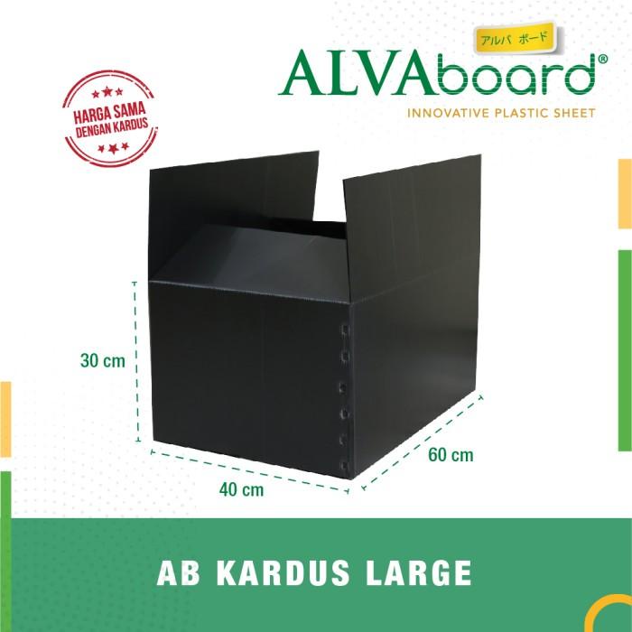 

Kardus Plastik Alvaboard, Kotak Pengiriman, Box Pindahan 60X40X30 Cm