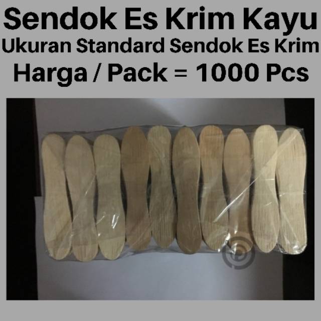 SENDOK Es Krim Kayu / SENDOK Es Krim / SENDOK Kayu