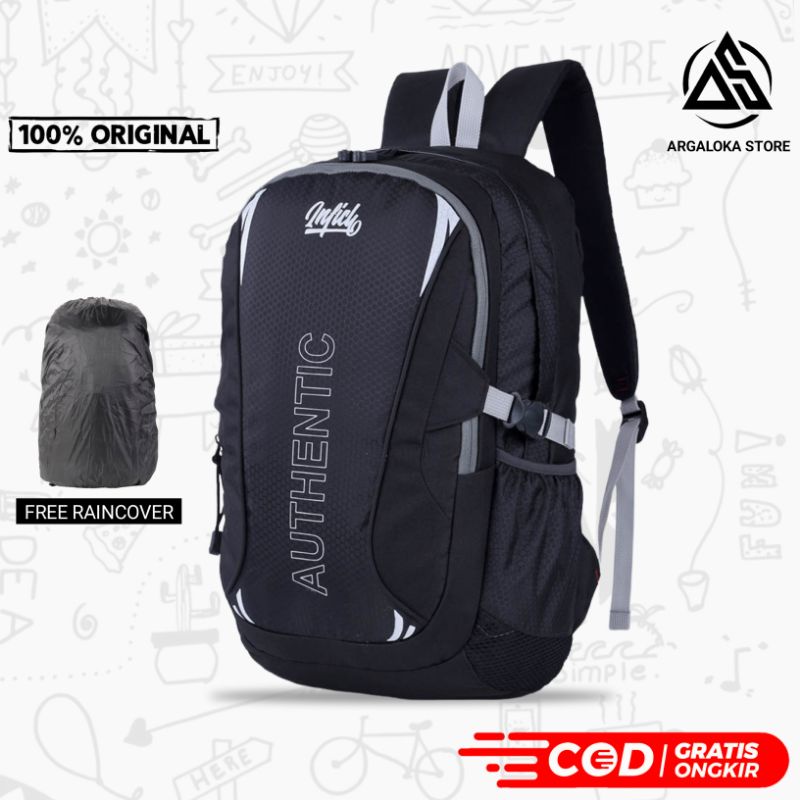 ARGL Tas Ransel Pria INF Tas Punggung Cowok Daypack Outdoor