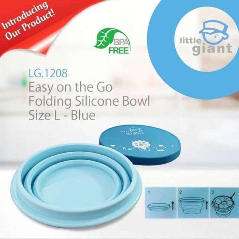 Little Giant Easy on the Go Folding Silicone Bowl