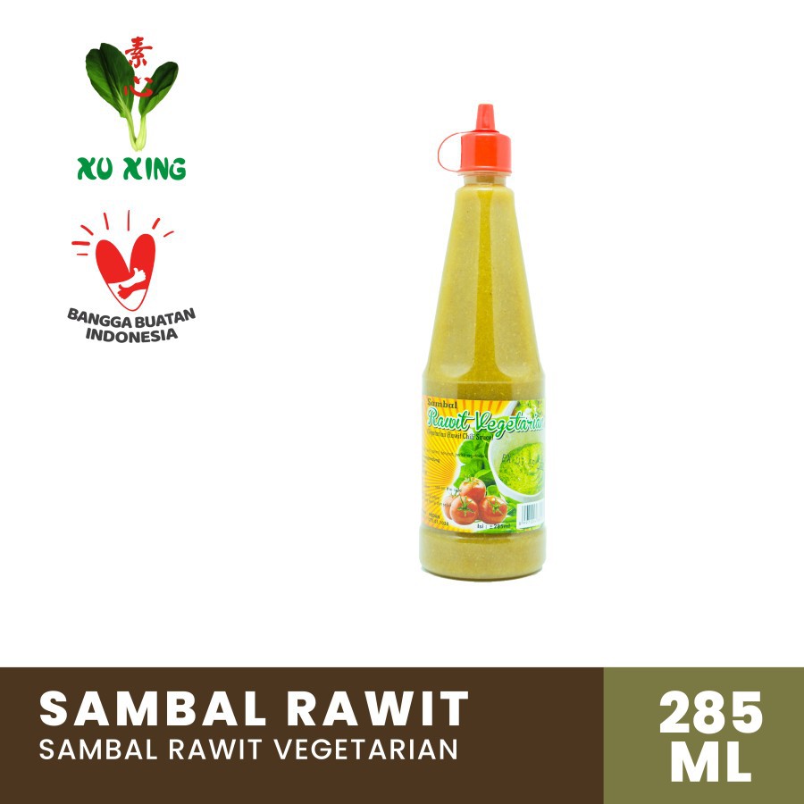 

vegetarian xuxing Sambal Rawit/sambel ijo 285 ML