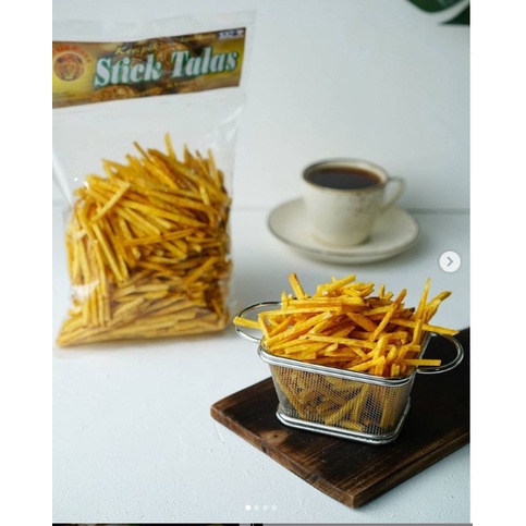 KERIPIK STIK TALAS/ TARO STICK CRISPY CAP KEPALA SINGA 250GR