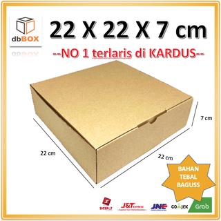 Image of Kardus 22x22x7 cm --box Die Cut dan easy usage--