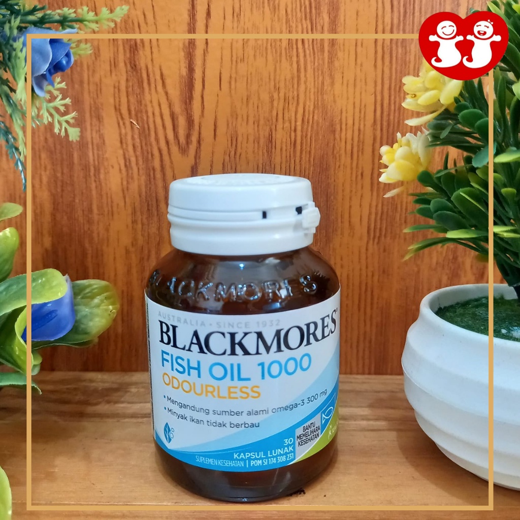 Blackmores Odourless Fish Oil 1000mg 30tab Kalbe