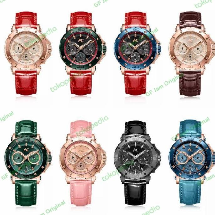 ALEXANDRE CHRISTIE AC9205 AC 9205 LEATHER STRAP JAM WANITA