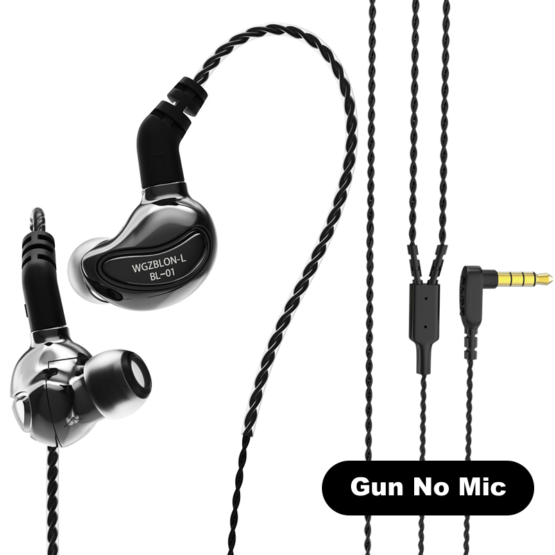 Blon Bl-01 Bl01 Headset Earphone In-Ear Kabel 2pin 10mm Untuk Dj / Lari